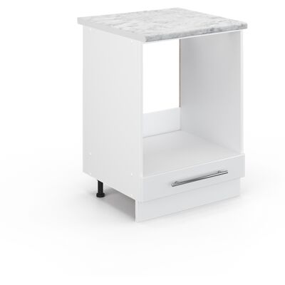 Armario Para Horno Empotrado Fame-line, Blanco Alto Brillo, 60 Cm , Et Mármol Vicco Armario Para Horno Empotrado Fame-line, Blanco Alto Brillo, 60 Cm , Et Mármol Vicco