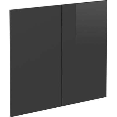 Frente De Cocina R-line, Antracita Alto Brillo, 79.2 X 71.3 Cm Frente De Mueble Para Mueble Bajo Fregadero, Vicco Frente De Cocina R-line, Antracita Alto Brillo, 79.2 X 71.3 Cm Frente De Mueble Para Mueble Bajo Fregadero, Vicco