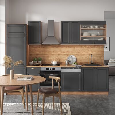 Vicco Mueble de Cocina Fame-Line Antracita - Cocina Vicco Mueble de Cocina Fame-Line Antracita - Cocina