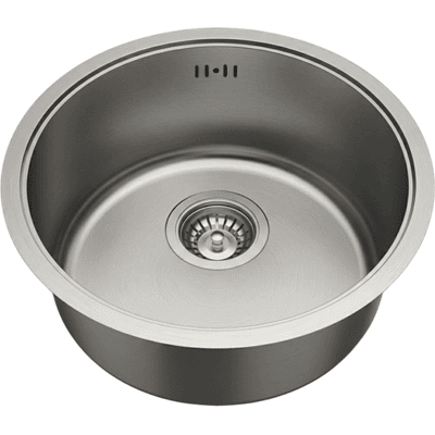 Essebagno Essenox Fregadero 1 Cubeta Redonda En Acero Inoxidable 42.5cm Essebagno Essenox Fregadero 1 Cubeta Redonda En Acero Inoxidable 42.5cm