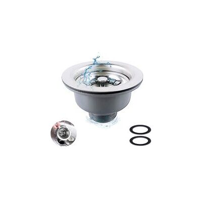 OEM Colección De Coladores Para Fregadero De Cocina Crezuo De Acero Inoxidable, Cesta Coladora De Acero Inoxidable 304, Tapón Colador Para Fregadero (114 Mm) OEM Colección De Coladores Para Fregadero De Cocina Crezuo De Acero Inoxidable, Cesta Coladora De Acero Inoxidable 304, Tapón Colador Para Fregadero (114 Mm)