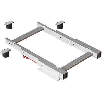 Emuca Guías Para Mesa Deslizante Corner, Aluminio, Anodizado Inox - Emuca Guías Para Mesa Deslizante Corner, Aluminio, Anodizado Inox -