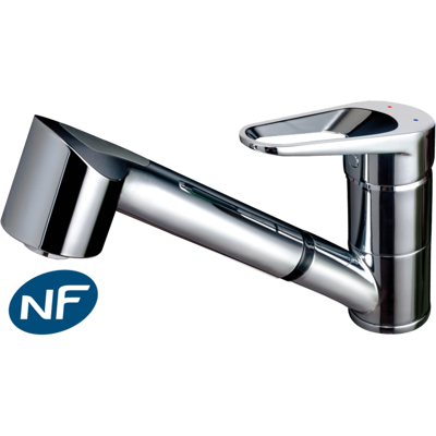 Essebagno Embla Grifo Mezclador Para Fregadero Cromado Con Ducha Extraíble Essebagno Embla Grifo Mezclador Para Fregadero Cromado Con Ducha Extraíble