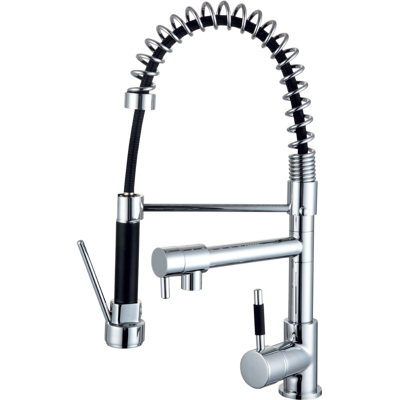 Essebagno Big Pro Mezclador De Fregadero Con Rociador Móvil Cromado Essebagno Big Pro Mezclador De Fregadero Con Rociador Móvil Cromado