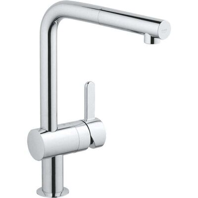 OEM Grifo De Fregadero De Cocina, Xu, Grifo Con Rociador Extraíble, Caño En Forma De L, Fácil Instalación Y Limpieza, Cromado-crezuo OEM Grifo De Fregadero De Cocina, Xu, Grifo Con Rociador Extraíble, Caño En Forma De L, Fácil Instalación Y Limpieza, Cromado-crezuo