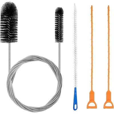 OEM Desatascador De Desagües, Herramienta Para Desatascar Fregaderos, Desatascador De Desagües, Cepillo De Limpieza Reutilizable Para Fregadero De Cocina, Baño Y Ducha (4 Piezas) OEM Desatascador De Desagües, Herramienta Para Desatascar Fregaderos, Desatascador De Desagües, Cepillo De Limpieza Reutilizable Para Fregadero De Cocina, Baño Y Ducha (4 Piezas)
