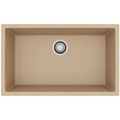 Alveus Omni - Fregadero De Granito, 75x45 Cm, Beige 1150061 Alveus Omni - Fregadero De Granito, 75x45 Cm, Beige 1150061