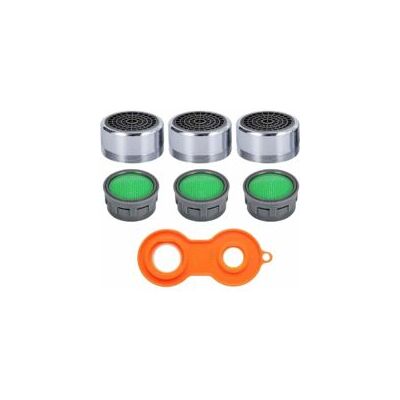 OEM Aireador De Grifo M24, Paquete De 6 Aireadores De Grifo Ahorradores De Agua Con Filtro Abs, Filtro De Grifo Para Fregadero De Baño Y Cocina - Crezuo OEM Aireador De Grifo M24, Paquete De 6 Aireadores De Grifo Ahorradores De Agua Con Filtro Abs, Filtro De Grifo Para Fregadero De Baño Y Cocina - Crezuo