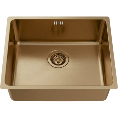 Essebagno Inoxa Fregadero 1 Cubeta 54x44 En Acero Inoxidable Cobre Cepillado Essebagno Inoxa Fregadero 1 Cubeta 54x44 En Acero Inoxidable Cobre Cepillado