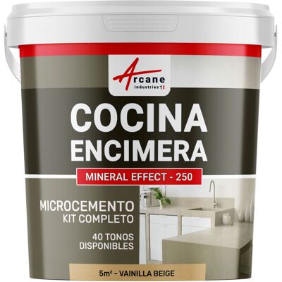 ARCANE INDUSTRIES Microcemento Cocina: Para Encimera Y Suelo De La Cocina ARCANE INDUSTRIES Microcemento Cocina: Para Encimera Y Suelo De La Cocina