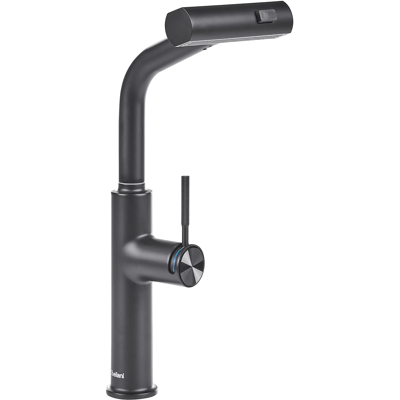 BELIANI Grifo De Cocina Giratorio Y Extraíble Con Aireador Y Resorte 2 Modos De Rociado Grifo Mezclador De Acero Inoxidable Negro Peguche BELIANI Grifo De Cocina Giratorio Y Extraíble Con Aireador Y Resorte 2 Modos De Rociado Grifo Mezclador De Acero Inoxidable Negro Peguche