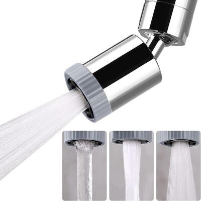 OEM Aireador De Grifo Giratorio De 5 Piezas, Boquilla De Grifo De 3 Funciones, Accesorio Para Grifo De Fregadero De Cocina Giratorio De Gran Angular De 360° OEM Aireador De Grifo Giratorio De 5 Piezas, Boquilla De Grifo De 3 Funciones, Accesorio Para Grifo De Fregadero De Cocina Giratorio De Gran Angular De 360°