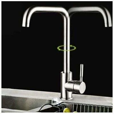 OEM Grifo De Cocina Giratorio 360° En Acero Inoxidable Sus304, Apto Para Fregaderos Individuales Y Dobles, Mezclador Ahorrador De Agua Y Resistente A Las Huellas Dactilares. OEM Grifo De Cocina Giratorio 360° En Acero Inoxidable Sus304, Apto Para Fregaderos Individuales Y Dobles, Mezclador Ahorrador De Agua Y Resistente A Las Huellas Dactilares.