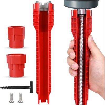 OEM Llave De Instalación Multifuncional 8 En 1 Para Grifos Y Fregaderos – Acero Inoxidable, Kit Completo Para Fontaneros Y Aficionados Al Bricolaje. OEM Llave De Instalación Multifuncional 8 En 1 Para Grifos Y Fregaderos – Acero Inoxidable, Kit Completo Para Fontaneros Y Aficionados Al Bricolaje.
