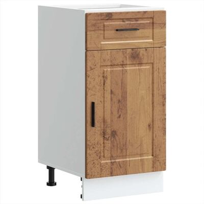 HELLOSHOP26 Mueble De Cocina Funcional Y Ajustable Porto De 40 X 46 X 81 Cm En Madera De Ingeniería Con Acabado Envejecido 020050260 HELLOSHOP26 Mueble De Cocina Funcional Y Ajustable Porto De 40 X 46 X 81 Cm En Madera De Ingeniería Con Acabado Envejecido 020050260