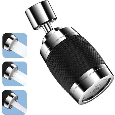 OEM Aireador De Grifo, Xu, Cabezal Rociador De Fregadero De Cocina De 360° Con 3 Modos, Rociador Universal Antisalpicaduras Con Función De Filtración Y Ahorro De Agua, Negro -- Crezuo OEM Aireador De Grifo, Xu, Cabezal Rociador De Fregadero De Cocina De 360° Con 3 Modos, Rociador Universal Antisalpicaduras Con Función De Filtración Y Ahorro De Agua, Negro -- Crezuo