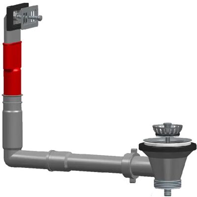 Lira - Colador De Fregadero De 86 Mm De Diámetro Para Agujero De 60 Mm Con Rebosadero Lira - Colador De Fregadero De 86 Mm De Diámetro Para Agujero De 60 Mm Con Rebosadero