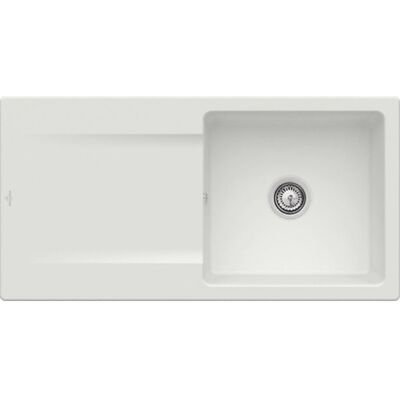 Fregadero Villeroy & Boch Siluet 60 - Reversible, CeramicPlus, Gris Fregadero Villeroy & Boch Siluet 60 - Reversible, CeramicPlus, Gris