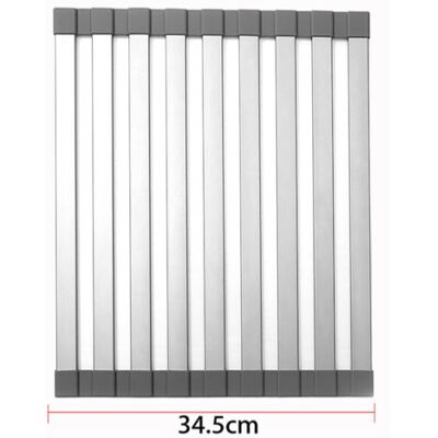 SANS MARQUE Escurridor De Platos Enrollable Grande, Escurridor De Platos Enrollable, Tapa Para Fregadero, Accesorios Para Fregadero De Cocina, Escurridor De Aluminio Enrollable, Plegable, Enrollable (48 × 34,5 Cm SANS MARQUE Escurridor De Platos Enrollable Grande, Escurridor De Platos Enrollable, Tapa Para Fregadero, Accesorios Para Fregadero De Cocina, Escurridor De Aluminio Enrollable, Plegable, Enrollable (48 × 34,5 Cm