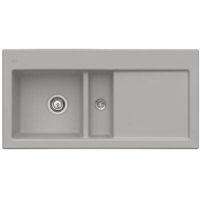 Fregadero Villeroy & Boch Subway 60 Gris - Cerámica Resistente a Impactos Fregadero Villeroy & Boch Subway 60 Gris - Cerámica Resistente a Impactos