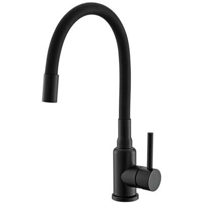 ALVEUS Mintas - Grifo de cocina con caño flexible - Negro mate ALVEUS Mintas - Grifo de cocina con caño flexible - Negro mate