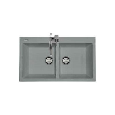 Plados Fregadero De Cocina Empotrable 2 Pilas 86x51 Cm Ultrametal Aluminio Serie Elegance Am8620 Um41 Plados Fregadero De Cocina Empotrable 2 Pilas 86x51 Cm Ultrametal Aluminio Serie Elegance Am8620 Um41
