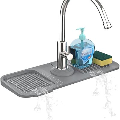 OEM Protector Antisalpicaduras De Silicona Para Grifo, Protector Para Fregadero De Cocina, Almohadilla Para Grifo De Cocina Para Baño, Caravana, Lavadero, Se Adapta A Grifos De Hasta 6,35 Cm (2,5 Pulgadas OEM Protector Antisalpicaduras De Silicona Para Grifo, Protector Para Fregadero De Cocina, Almohadilla Para Grifo De Cocina Para Baño, Caravana, Lavadero, Se Adapta A Grifos De Hasta 6,35 Cm (2,5 Pulgadas