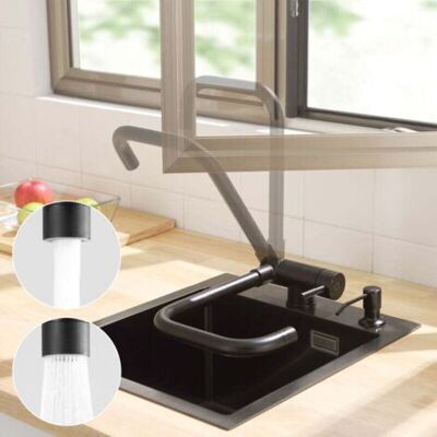 OEM Grifo Mezclador De Cocina Plegable Negro, Grifo De Cocina Plegable Con 2 Opciones De Rociado, Grifo Mezclador De Cocina Para Debajo De La Ventana Con Caño Giratorio De 360°, Grifo De Fregadero Plegabl OEM Grifo Mezclador De Cocina Plegable Negro, Grifo De Cocina Plegable Con 2 Opciones De Rociado, Grifo Mezclador De Cocina Para Debajo De La Ventana Con Caño Giratorio De 360°, Grifo De Fregadero Plegabl