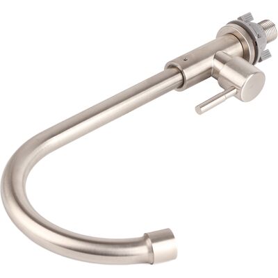 OEM Grifo De Cocina Grifo Monomando De Agua Fría Grifo Para Fregadero Rosca G1/2 Pulgada Giro De 360° Fácil Instalación Acero Inoxidable 29 Cm OEM Grifo De Cocina Grifo Monomando De Agua Fría Grifo Para Fregadero Rosca G1/2 Pulgada Giro De 360° Fácil Instalación Acero Inoxidable 29 Cm
