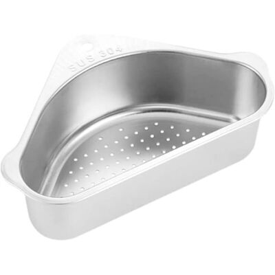 OEM Cesta De Desagüe Triangular De Acero Inoxidable: Estante De Almacenamiento Integrado Para Fregadero, Diseño Compacto Y Duradero. OEM Cesta De Desagüe Triangular De Acero Inoxidable: Estante De Almacenamiento Integrado Para Fregadero, Diseño Compacto Y Duradero.