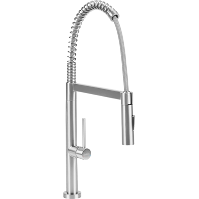 BELIANI Grifo De Cocina Con Resorte Articulado Y Extraíble 2 Modos De Rociado Aireador Acero Inoxidable Plateado Atcama BELIANI Grifo De Cocina Con Resorte Articulado Y Extraíble 2 Modos De Rociado Aireador Acero Inoxidable Plateado Atcama