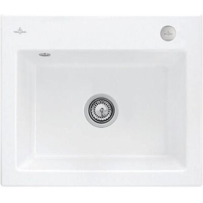 Fregadero empotrado Villeroy & Boch Subway - 565x475 mm, Stone White Fregadero empotrado Villeroy & Boch Subway - 565x475 mm, Stone White
