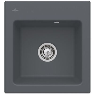Fregadero Subway 45 XS Gris Grafito - Villeroy & Boch, con Desagüe Automático Fregadero Subway 45 XS Gris Grafito - Villeroy & Boch, con Desagüe Automático