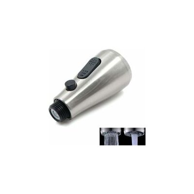 OEM Grifo De Fregadero De Cocina De Repuesto - Cabezal Rociador Extraíble De Plástico Cepillado, Compatible Con 2 Modos De Funcionamiento (rociado, Flujo) Con Botón De Parada - Crezuo OEM Grifo De Fregadero De Cocina De Repuesto - Cabezal Rociador Extraíble De Plástico Cepillado, Compatible Con 2 Modos De Funcionamiento (rociado, Flujo) Con Botón De Parada - Crezuo
