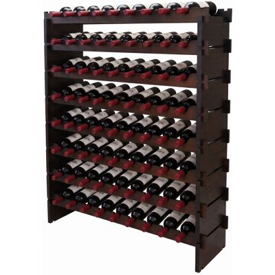 Relaxdays Botellero De Bambú, 72 Botellas, 107 X 85 X 25,5 Cm, Vino Tinto Y Blanco, Apilable, Marrón Relaxdays Botellero De Bambú, 72 Botellas, 107 X 85 X 25,5 Cm, Vino Tinto Y Blanco, Apilable, Marrón