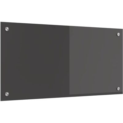 HELLOSHOP26 Salpicadero De Cocina Moderno De 80 X 40 Cm Resistente Y De Fácil Instalación Fabricado En Vidrio Templado Gris Oscuro 020058450 HELLOSHOP26 Salpicadero De Cocina Moderno De 80 X 40 Cm Resistente Y De Fácil Instalación Fabricado En Vidrio Templado Gris Oscuro 020058450