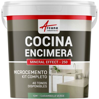 ARCANE INDUSTRIES Microcemento Cocina: Para Encimera Y Suelo De La Cocina ARCANE INDUSTRIES Microcemento Cocina: Para Encimera Y Suelo De La Cocina