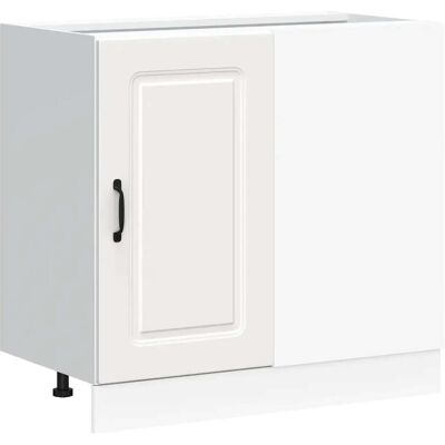 HELLOSHOP26 Mueble De Cocina Kalmar Con Gran Capacidad De Almacenamiento 86 X 46 X 81,5 Cm Madera De Ingeniería Blanca 020050514 HELLOSHOP26 Mueble De Cocina Kalmar Con Gran Capacidad De Almacenamiento 86 X 46 X 81,5 Cm Madera De Ingeniería Blanca 020050514