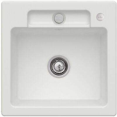 Villeroy & Boch - Fregadero Siluet 50 S Reversible de Cerámica - Gris Villeroy & Boch - Fregadero Siluet 50 S Reversible de Cerámica - Gris