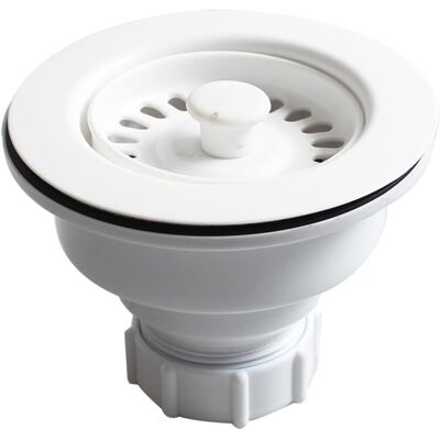 OEM Colador De Fregadero Abierto, Colador De Cesta Para Desagüe De Cocina, Blanco, Xk247c108 (1 Juego) OEM Colador De Fregadero Abierto, Colador De Cesta Para Desagüe De Cocina, Blanco, Xk247c108 (1 Juego)