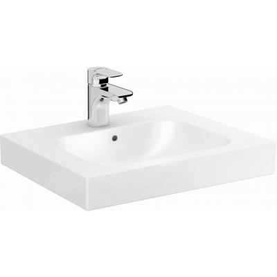 Geberit - Lavabo de diseño blanco 50x40 cm - Fregadero Geberit - Lavabo de diseño blanco 50x40 cm - Fregadero