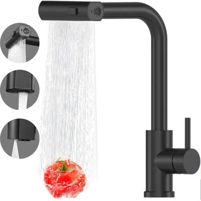 OEM Grifo De Cocina, Grifo De Cocina Giratorio 360°, 3 Tipos De Rociado, Grifo Extraíble Para Fregadero, Grifo De Cocina De Acero Inoxidable OEM Grifo De Cocina, Grifo De Cocina Giratorio 360°, 3 Tipos De Rociado, Grifo Extraíble Para Fregadero, Grifo De Cocina De Acero Inoxidable