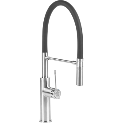 BELIANI Grifo De Cocina Giratorio Y Extraíble Aireador Con Resorte 2 Modos De Rociado Grifo Mezclador De Acero Inoxidable Plateado Arkhata BELIANI Grifo De Cocina Giratorio Y Extraíble Aireador Con Resorte 2 Modos De Rociado Grifo Mezclador De Acero Inoxidable Plateado Arkhata