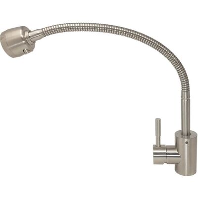 Trade Shop S9005 Grifo de Cocina de Acero Inoxidable - Rotación 360°, Monomando Trade Shop S9005 Grifo de Cocina de Acero Inoxidable - Rotación 360°, Monomando