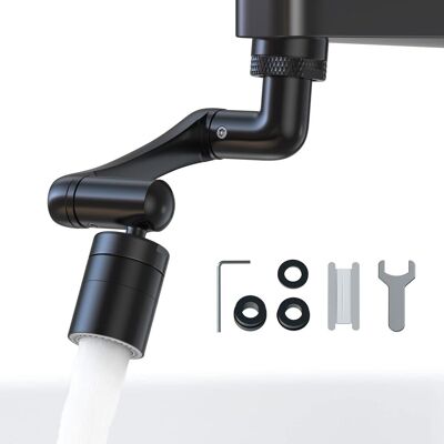 OEM Extensión De Grifo Con Giro De 1440°, Extensión De Grifo Con Brazo Robótico Aoresac, Para Fregaderos De Cocina Y Baño, 2 Modos De Flujo De Agua Ajustables, Compatible Con Conexiones M20, M22 Y M24 (ne OEM Extensión De Grifo Con Giro De 1440°, Extensión De Grifo Con Brazo Robótico Aoresac, Para Fregaderos De Cocina Y Baño, 2 Modos De Flujo De Agua Ajustables, Compatible Con Conexiones M20, M22 Y M24 (ne