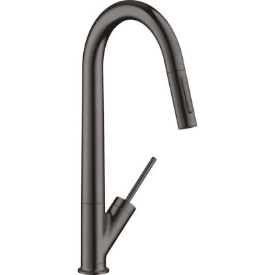 Hansgrohe - Axor Starck 270 - Brushed Black Chrome - Ducha extraíble - Grifo de cocina Hansgrohe - Axor Starck 270 - Brushed Black Chrome - Ducha extraíble - Grifo de cocina