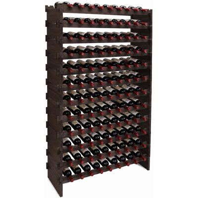 Relaxdays Botellero, 108 Botellas, Bambú, 159 X 85 X 25,5 Cm, Vino Tinto Y Blanco, Apilable, Marrón Relaxdays Botellero, 108 Botellas, Bambú, 159 X 85 X 25,5 Cm, Vino Tinto Y Blanco, Apilable, Marrón