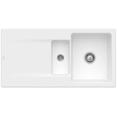 Fregadero de Cocina Villeroy & Boch Siluet 60 R Blanco - Resistente Fregadero de Cocina Villeroy & Boch Siluet 60 R Blanco - Resistente