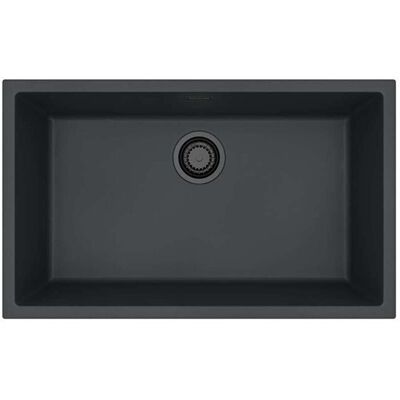 Alveus Omni - Fregadero De Granito, 45x45 Cm, Negro 1150064 Alveus Omni - Fregadero De Granito, 45x45 Cm, Negro 1150064