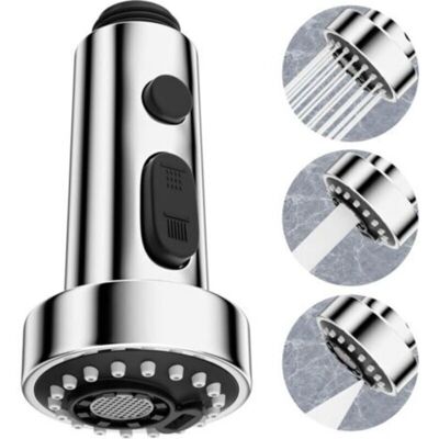 OEM Cabezal De Grifo De Cocina De 3 Modos, Rociador Extraíble Para Grifo Mezclador De Cocina Universal G1/2, Grifo De Cocina Giratorio De 360°, Rociador Extraíble De Repuesto Para Fregadero De Cocina Con OEM Cabezal De Grifo De Cocina De 3 Modos, Rociador Extraíble Para Grifo Mezclador De Cocina Universal G1/2, Grifo De Cocina Giratorio De 360°, Rociador Extraíble De Repuesto Para Fregadero De Cocina Con